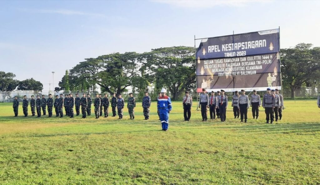 PT KPI VI Balongan Gelar Apel Siaga Hadapi Idul Fitri 1444 H/2023. (Foto Istimewa)