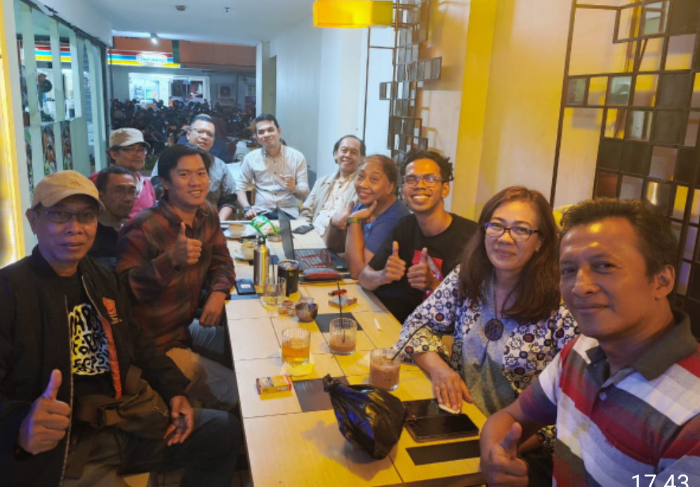 Potret PP IWO bersama PBH IWO. (istimewa)