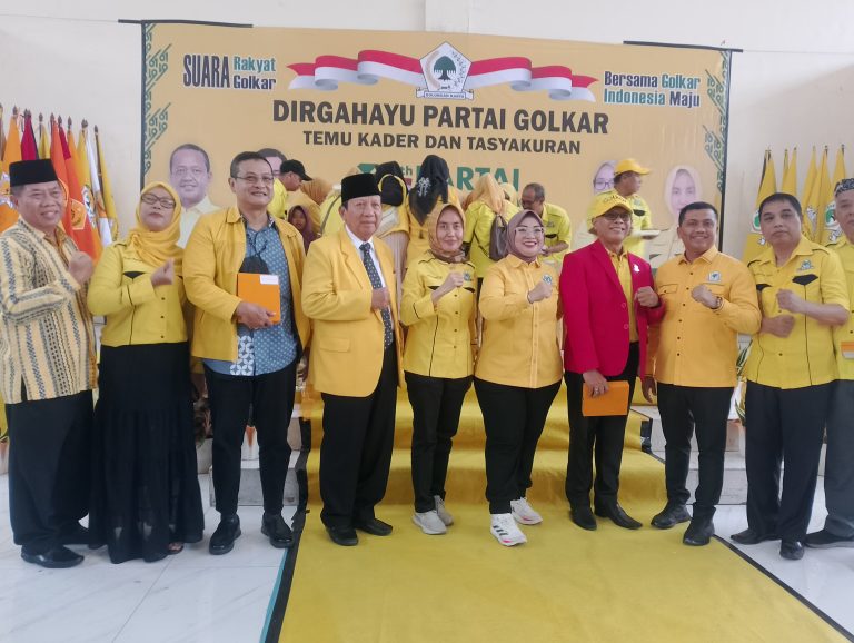 Potret HUT ke-61, Golkar Kota Bekasi Gelar Temu Kader dan Tasyakuran, 20/10/2025 (Ist).