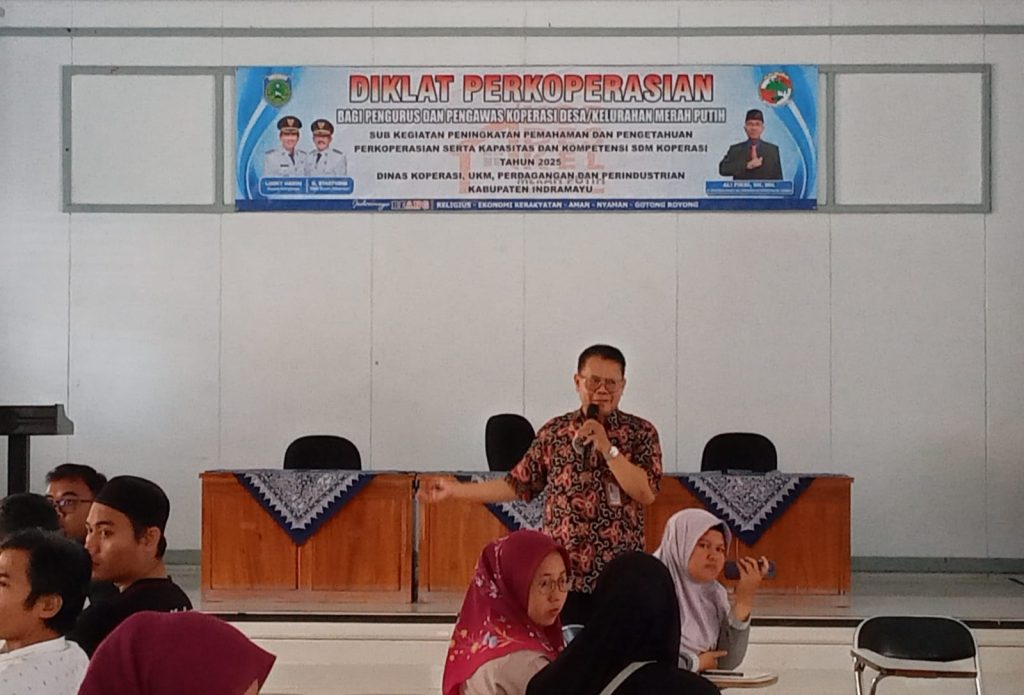 Potret Diskopdagin Indramayu Gelar Diklat Perkoperasian Merah Putih, 6/11/2025 (Ist).