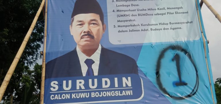 Potret Calon Kuwu nomor 1 Surudin desa Bojongslawi kecamatan Lohbener (Ist).