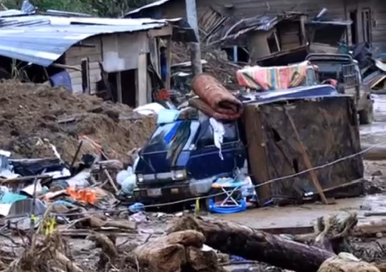 Potret puing-puing pasca bencana alam di kabupaten Bener Meriah, Aceh (Ist).
