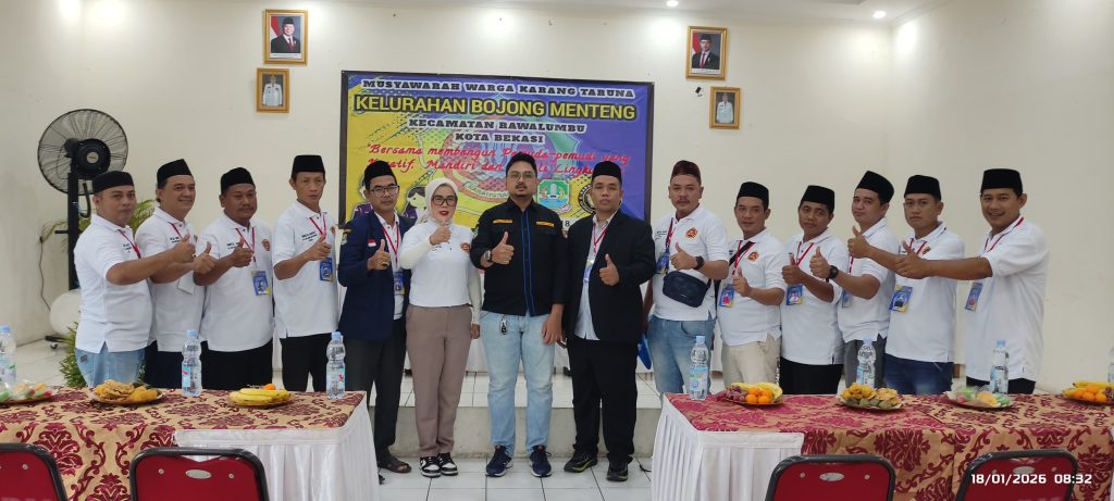 Potret Panitia Musyawarah Warga Karang Taruna Kelurahan Bojong Menteng. (Ist)