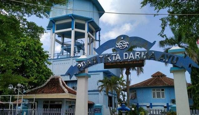 Potret kantor Perumda Tirta Darma Ayu. (ist)