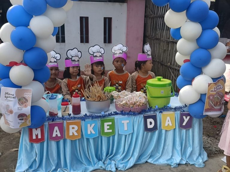 Potret Market Day Tahunan TK Nampa Subaya desa Sudimampir Lor tanamkan edukatif lewat jiwa wirausaha. (ist)