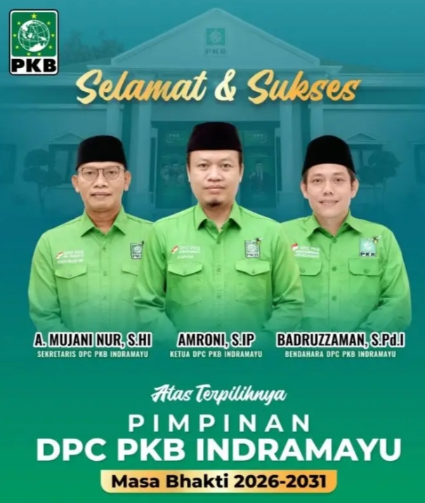 Potret H. Amroni sebagai pimpinan DPC PKB Indramayu masa Bhakti 2026-2031. (ist)